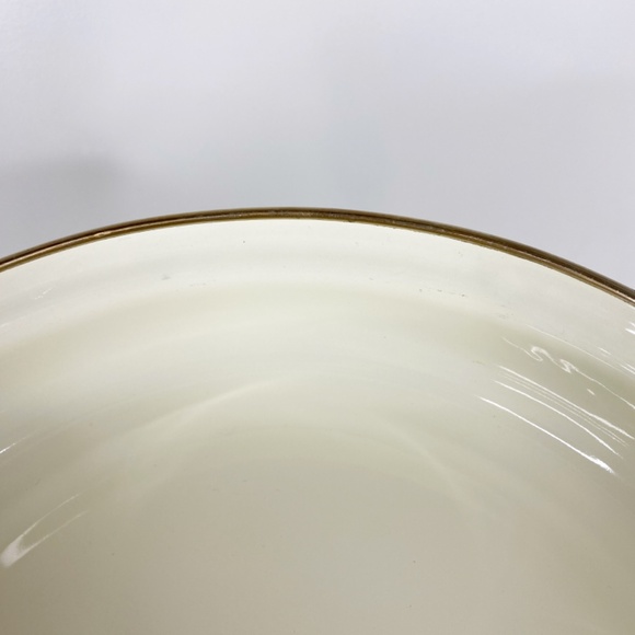 Vintage Enamelware Floral Frying Pan Brass Handle 10" - Picture 12 of 16